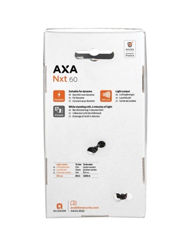 Axa koplamp NXT60 steady switch aan/uit dynamo 60 lux