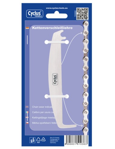 Cyclus kettingslijtagemeter