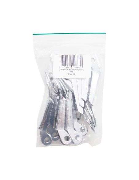 Bofix doos lamphaak snep chroom (10 stuks)