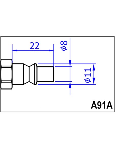 IceToolz compessor handvat met orion snelkoppeling