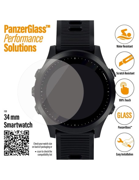 PanzerGlass SmartWatch 34mm screenprotector