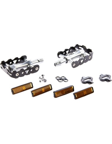 Tecora E combi pedalen eenzijdig SPD ATB