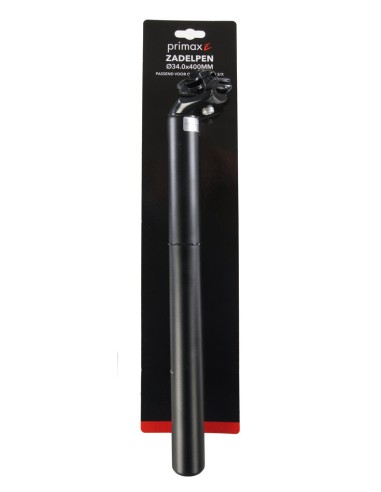 Primax E zadelpen SP90 34.0 x 400mm zwart