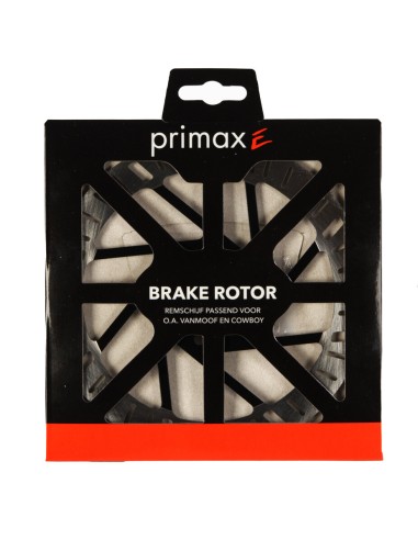 Primax E remschijf 160mm inclusief 6 bouten zwart/zilver