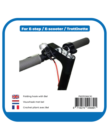 PRO-mounts e-step bel/stuur borgring