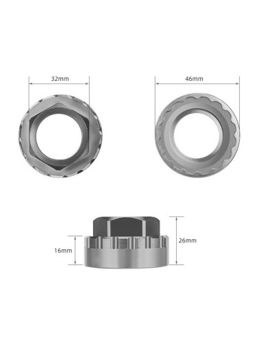 IceToolz afnemer Shimano directmount kettingblad
