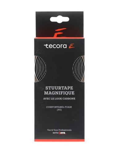 Tecora E stuurlint Magnifique Carbon Look wit