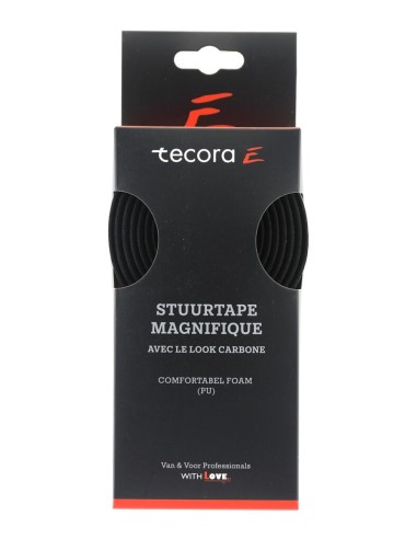 Tecora E stuurlint Magnifique Carbon Look zwart