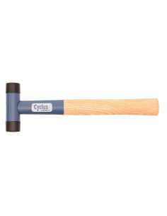 Cyclus hamer kunststof met terugslagdemping 650 gram