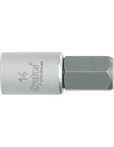 Cyclus inbuskop 14mm 6-kant, voor crank Power Torque
