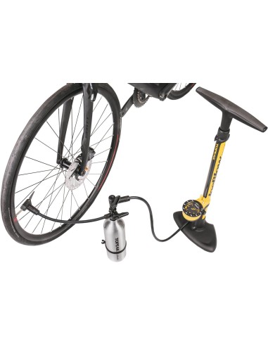 Topeak TubiBooster X met pompslang 26 cm