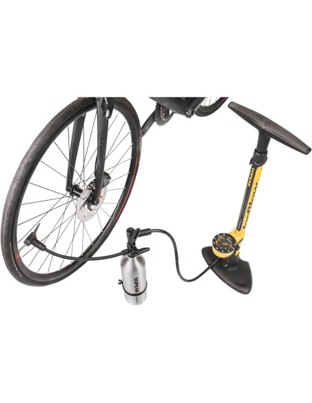 Topeak TubiBooster X met pompslang 26 cm