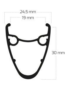 Roland achterwiel 28 Ryde Dutch19 Shimano M5100 zw spk