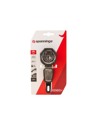 Spanninga koplamp Kendo XE + 6-36v E-bike 30 lux