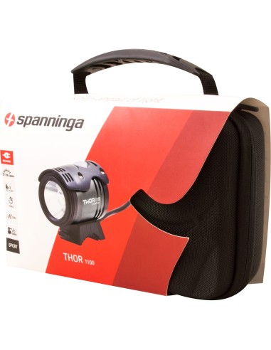 Spanninga koplamp Thor high power accu 1100 lumen