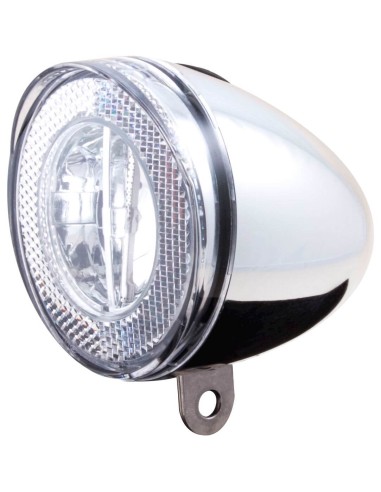 Spanninga koplamp Swingo Xb batterij 4 lux chroom