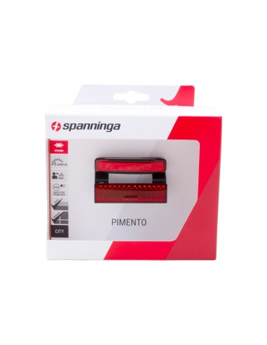 Spanninga achterlicht Pimento XDvS dynamo 50mm