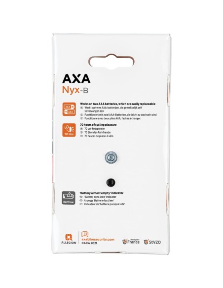 Axa achterlicht Nyx batterij spatbord