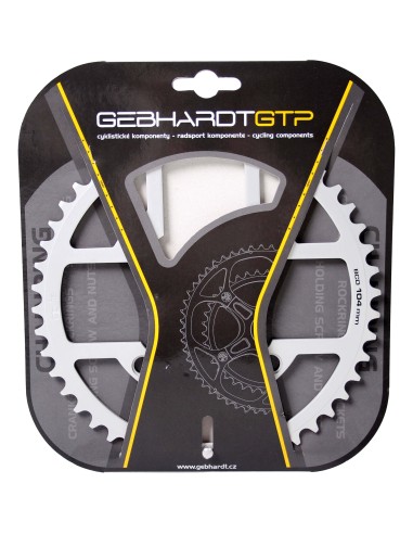 Gebhardt kettingblad 48t 4 gaats 9sp zilver