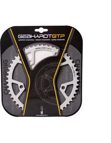 Gebhardt kettingblad 52t 5 gaats 9sp zilver