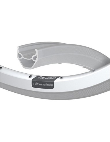 Ryde velg 28 ZAC2000 36/14 silver