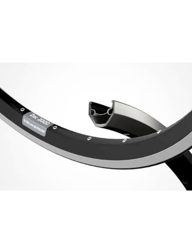 Ryde velg 28 ZAC2000 36/14 zwart CNC