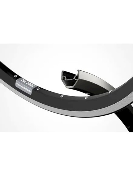 Ryde velg 28 ZAC2000 36/14 zwart CNC