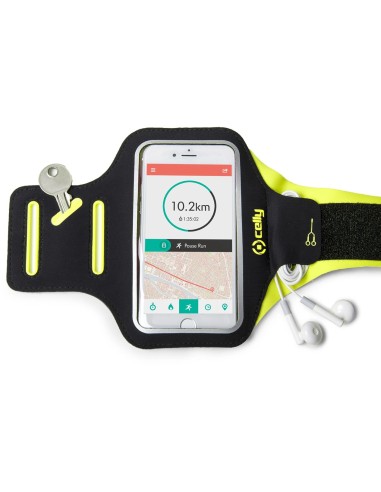 Celly armband XXL geel