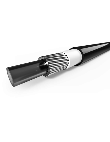 Elvedes rol schakel buitenkabel met liner 3.2mm zwart 30m