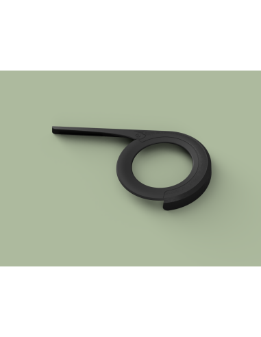 Herrmans kettingscherm Fuse 42-44T Ø125mm mat zwart