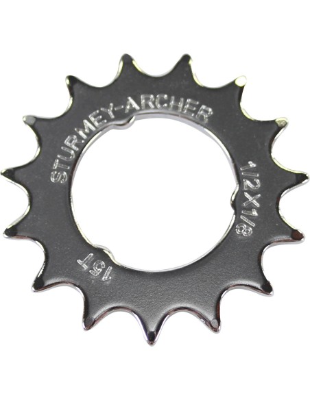 Tandwiel 15t 1/2 x 1/8 plat