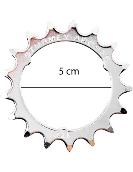 SA tandwiel 17t plat 1/8 C50