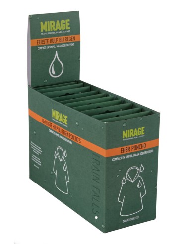 Mirage Poncho plastic blauw