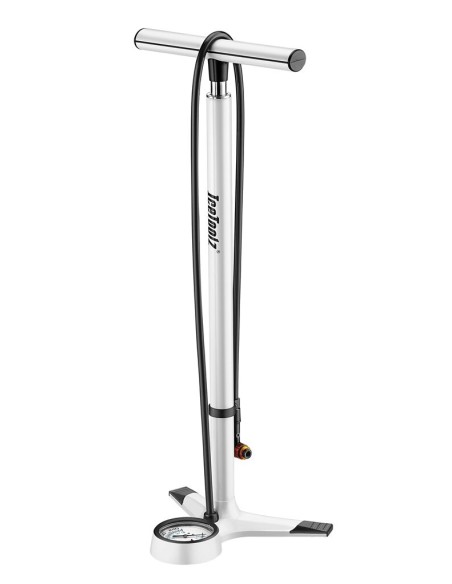 IceToolz vloerpomp Extreme 260PSI met meter alu/wit