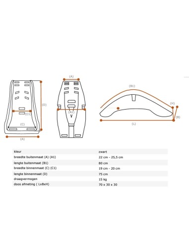 Melia babyschaal comfort 2-9 mnd 5p 4 Seasons