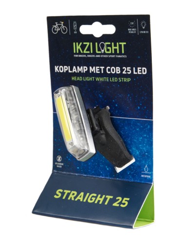 IKZI Light koplamp Straight 25 usb stuurbocht
