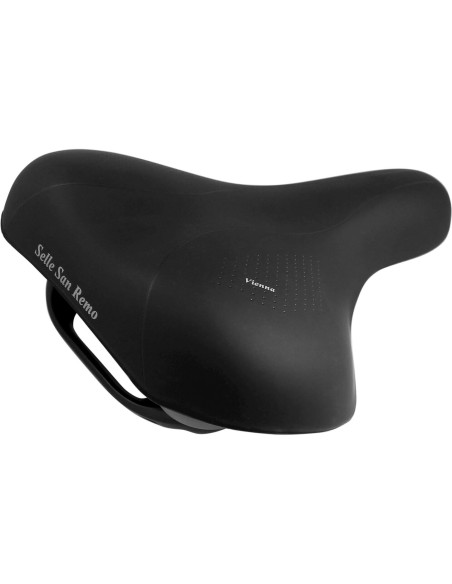 Selle San Remo zadel Vienna met handgreep zwart bulk