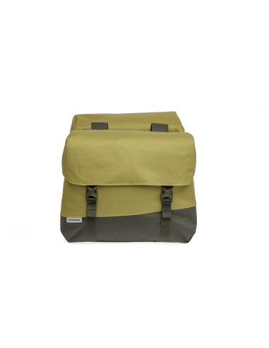New Looxs fietstas dubbel Joli Oslo olive/yellow 37L
