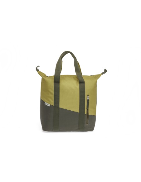 New Looxs fietstas enkel shopper Kota Oslo olive/yellow 24L