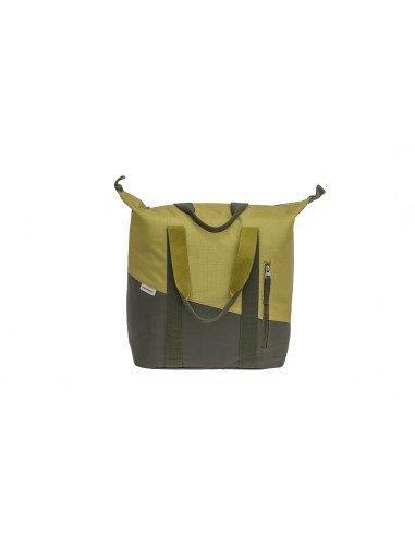 New Looxs fietstas enkel shopper Kota Oslo olive/yellow 24L