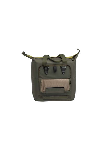 New Looxs fietstas enkel shopper Kota Oslo olive/yellow 24L