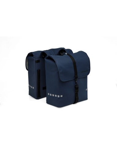 New Looxs fietstas dubbel Odense dark blue 39L