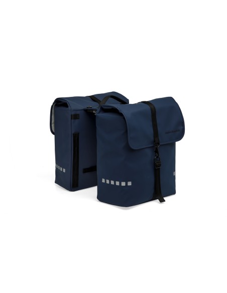 New Looxs fietstas dubbel Odense dark blue MIK 39L