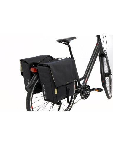 New Looxs fietstas dubbel Tulum afneembaar black 32L