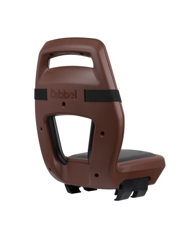 Qibbel achterzitje Junior 6+ drager bev. bruin/zwart