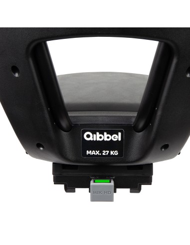 Qibbel achterzitje Junior 6+ MIK-HD Midnight Black -zwart