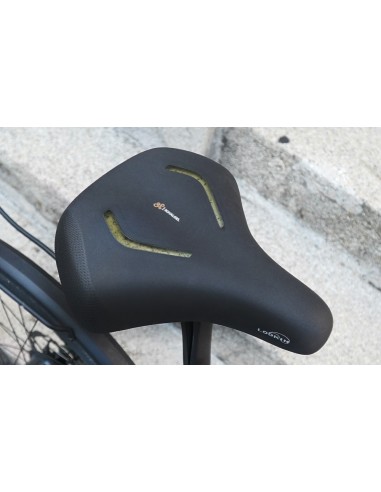 Selle Royal zadel Lookin Evo Relaxed Stracciatella zwart