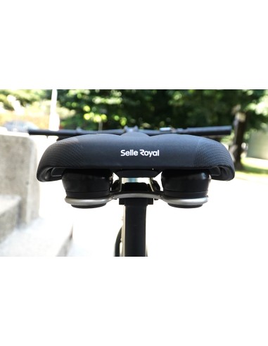 Selle Royal zadel Lookin Evo Relaxed Stracciatella zwart