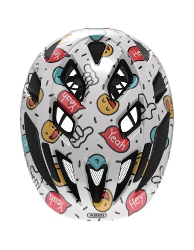 Abus helm Smooty 2.0 white smiley S 45-50 cm
