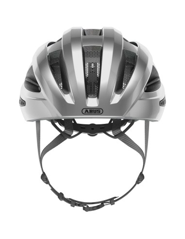 Abus helm Macator gleam silver L 58-62cm